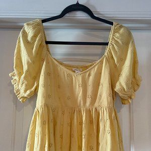 ONEILL BABY DOLL TOP, SIZE SMALL